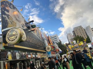 福岡オクトーバーフェスト2019のブースwarsteiner