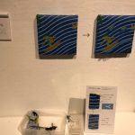 氷室友里のテキスタイル展の様子