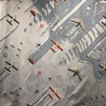 氷室友里のテキスタイル展の様子