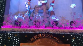 福岡県警察年末の交通安全キャンペーンの時の時計台