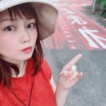赤いドレスの平野綾菜