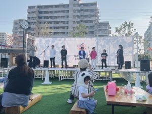 別府マルシェでステージ上に出演者