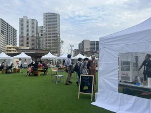 別府マルシェの会場内の様子