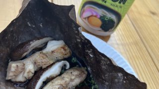 別府マルシェ内店舗の料理