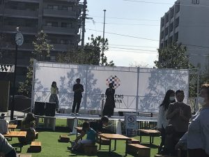 別府マルシェのステージ上の様子