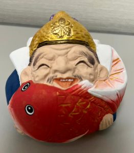 十日恵比寿の置物 恵比寿様