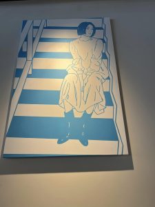 店内に飾られた絵