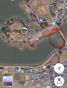 公園の上からの説明映像