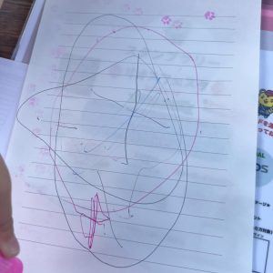 子供が便箋に書いた手紙