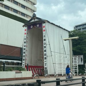 博多山笠の渡辺通一丁目の飾り山の画像