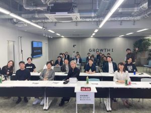 セミナールームで開催中のイベント 参加者の皆さん
