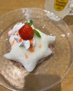 イチゴのデザート
